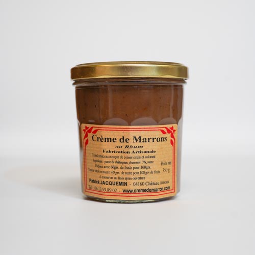 Crème de marrons au rhum